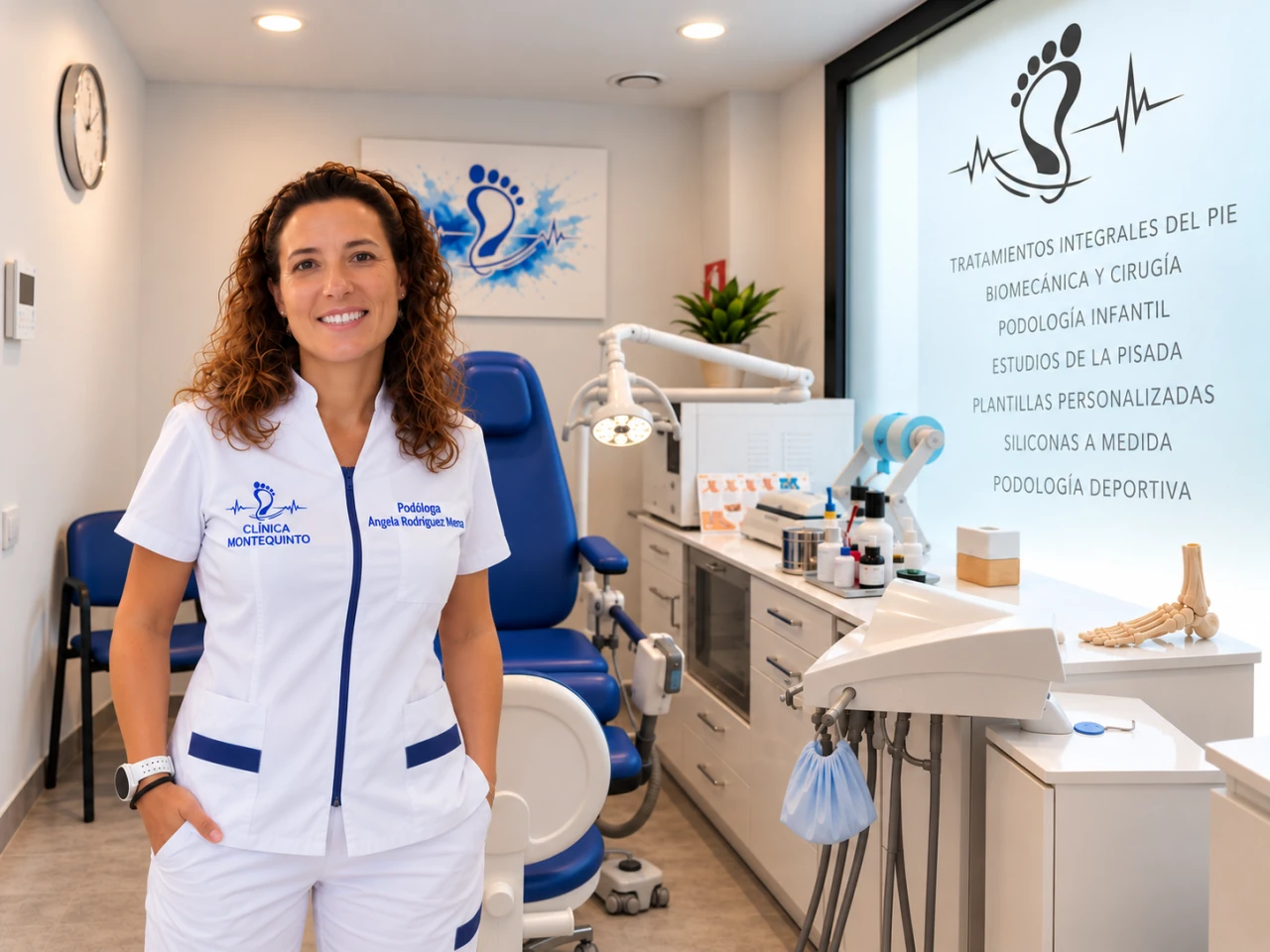 Podóloga Ángela Rodríguez Mena en Clínica Montequinto